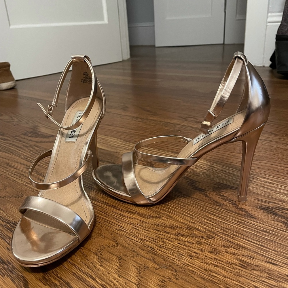 Gold Steve Madden Heels